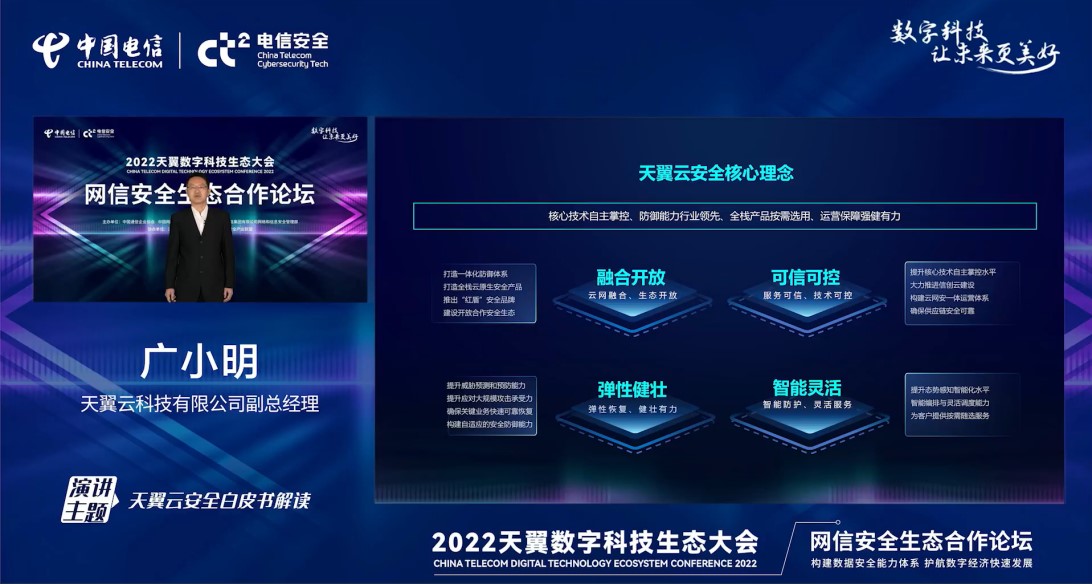 中國電信發(fā)布《天翼云安全白皮書》 以技術(shù)為盾，以信賴為魂，鑄就安全云新標(biāo)桿
